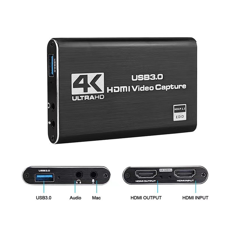 Capture Card 4K Hdmi - Placa de captura de áudio e
