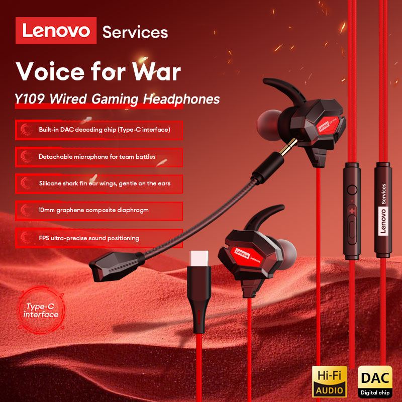 Esports Gaming Mobile - Fone de Ouvido Gamer Lenovo Y109