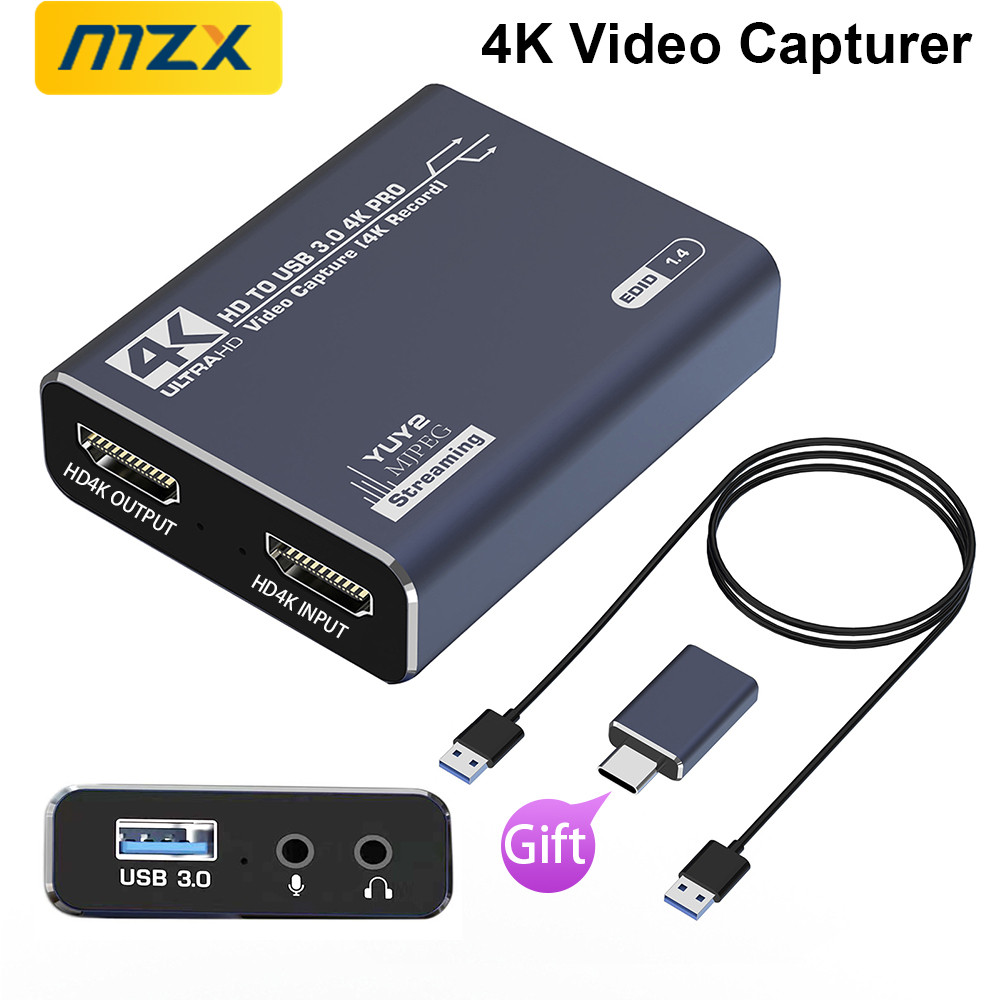 Mzx 4k placa de captura de víd - Capture Card 4K Hdmi avaliação e preço
