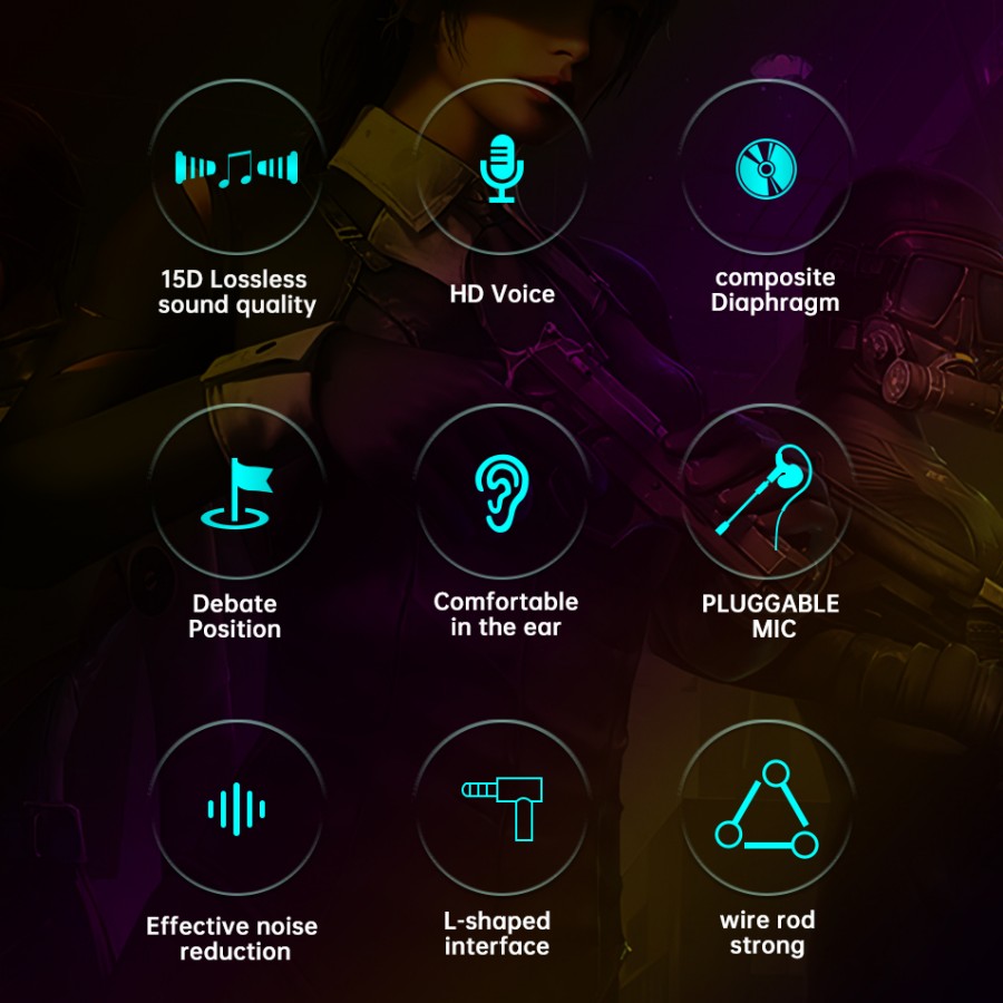 Fone de ouvido para jogos Espo - Esports Gaming Mobile avaliação e preço
