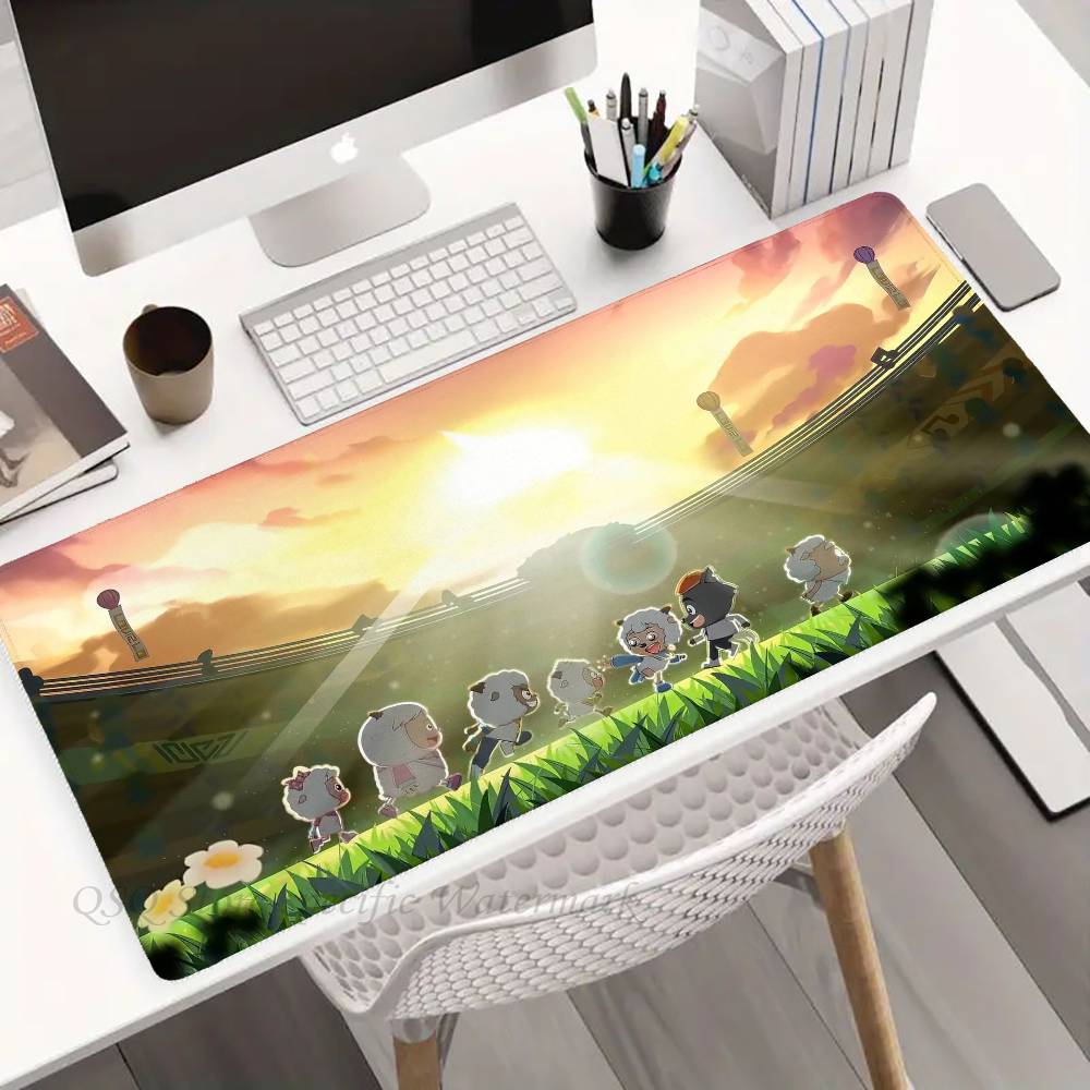 Mousepad P-Pleasant Goat And B - Esports Gaming Top avaliação e preço