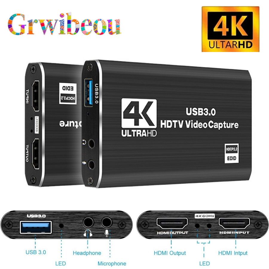 Placa de captura de vídeo 4k u - Capture Card 4K Hdmi avaliação e preço