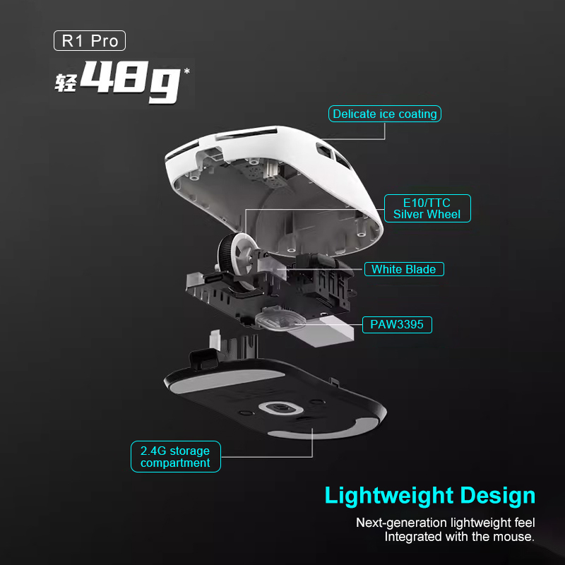 Mouse Gamer Sem Fio ATK VXE Dr - Esports Gaming Mouse Wireless avaliação e preço