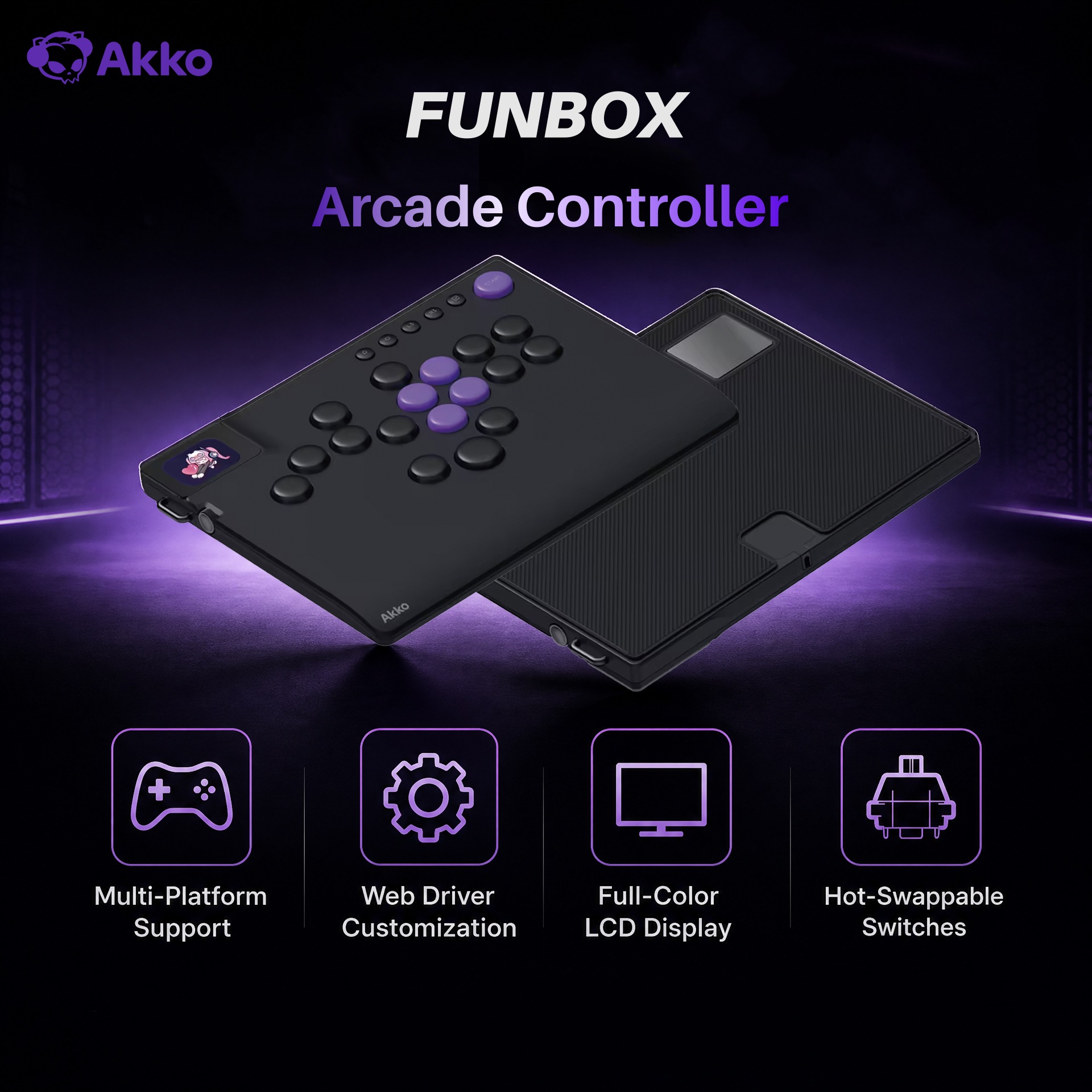 Controlador Akko FUNBOX Magnet - Esports Gaming Controller avaliação e preço
