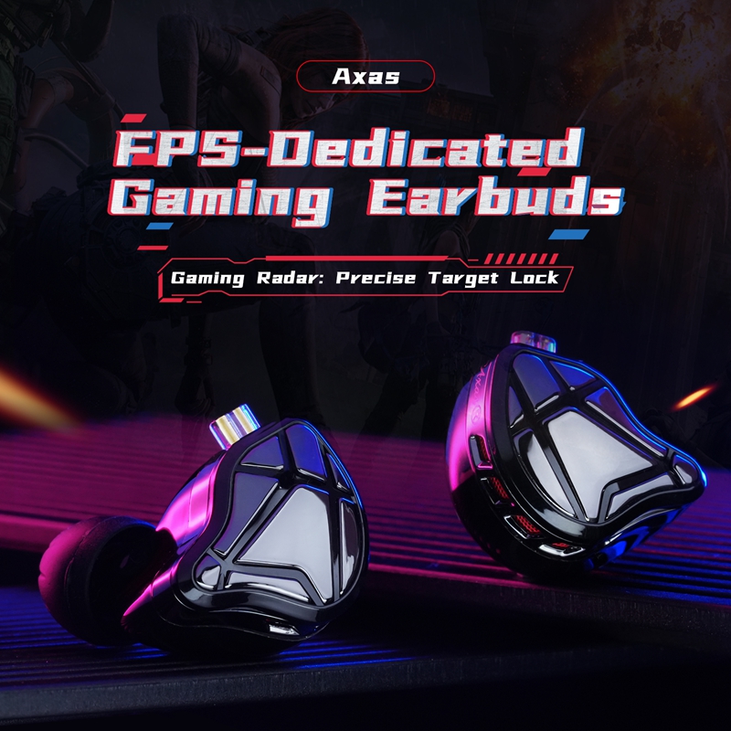    Fones de Ouvido KZ Axas FP - Esports Gaming Mobile avaliação e preço